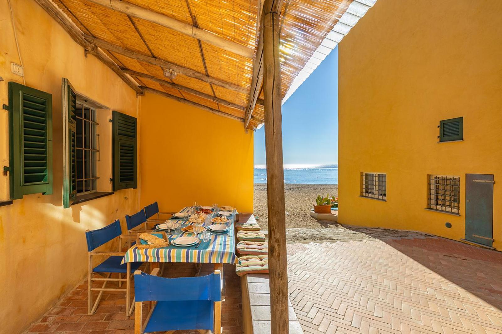 Casa Saracena Fronte Mare Βίλα Varigotti Εξωτερικό φωτογραφία